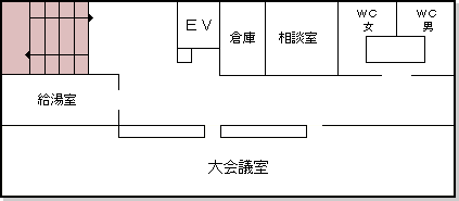 役場東庁舎３階案内図