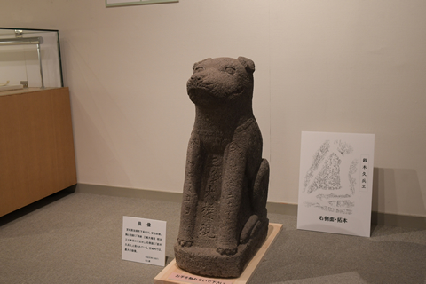 狼像、明治30年、宮城県加美町・個人蔵