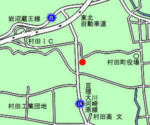 物流交流センターへの地図